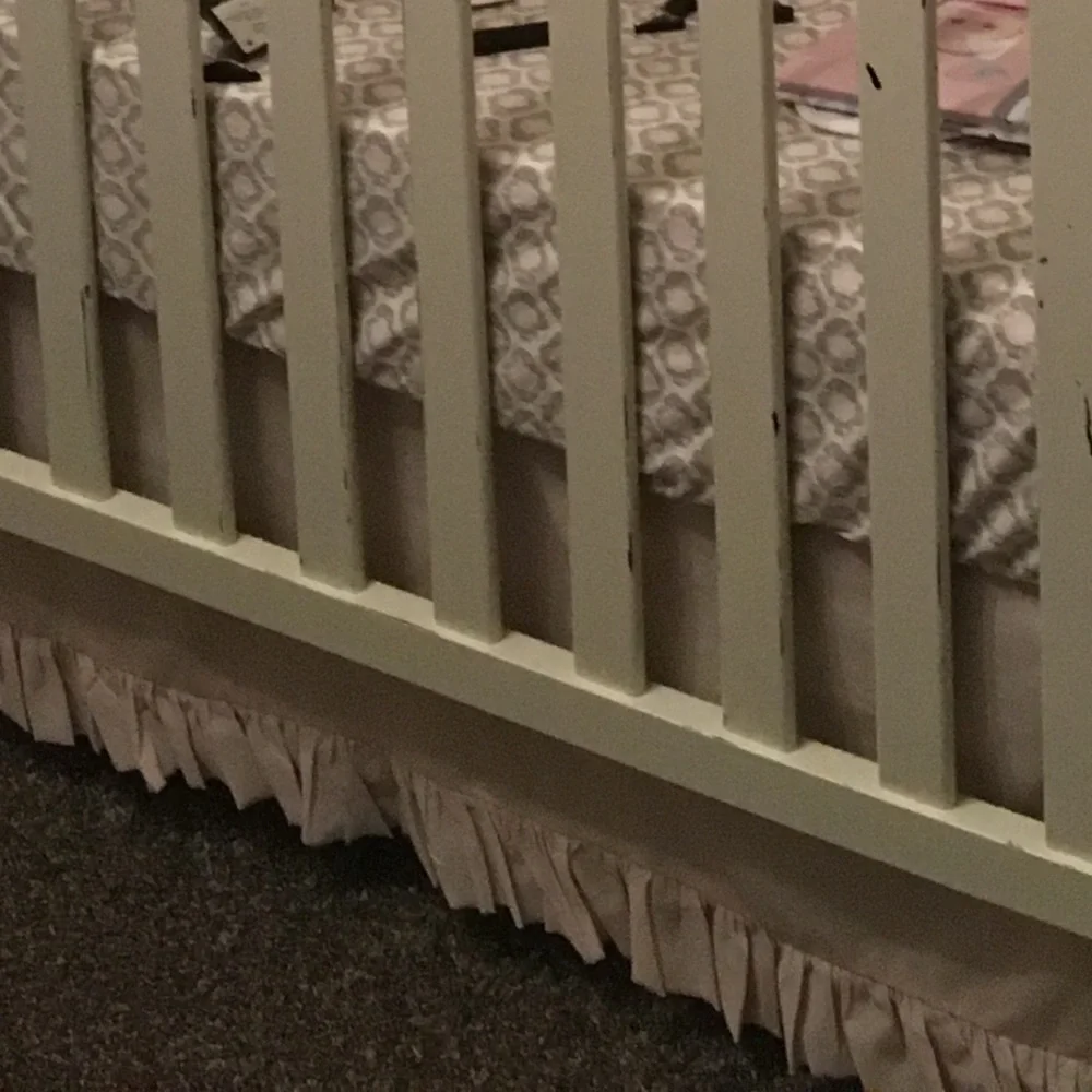 Restoration Hardware Pink and Gray Bedding Sheets